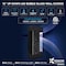 Luxrite Modern LED Up Down Outdoor Wall Light Bubble Glass 12W 3CCT 3000K-5000K IP65 12 Aluminum ETL LR40395-1PK - alternate 8